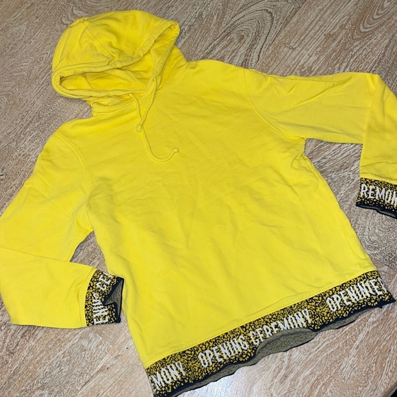 Opening Ceremony Pullover Hoodie yellow small - Picture 1 of 5